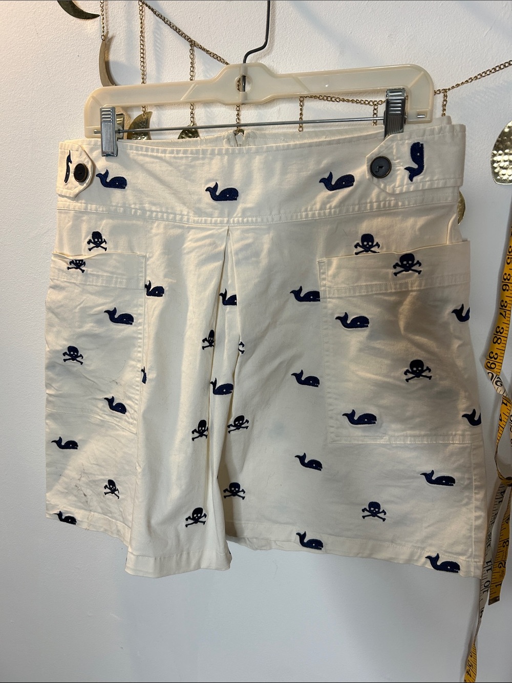 Libertine for Target Whales & Skull Embroidered Skirt